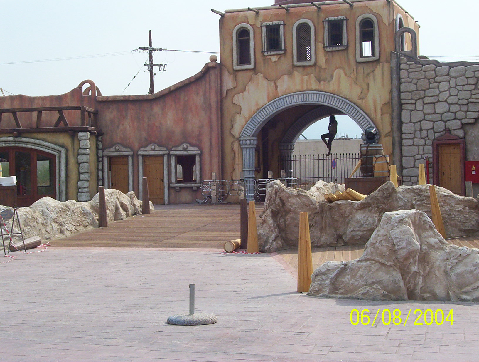 Themed park construction